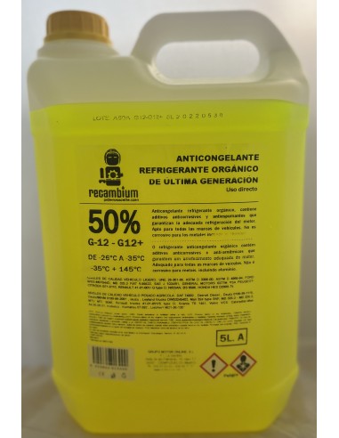 Anticongelante 30% | Líquido Refrigerante Protección -18ºC, Anticongelante  Coche Orgánico Long Life