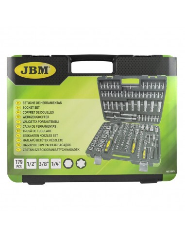 JBM 53201 - ESTUCHE DE 46 PIEZAS CON VASOS HEXAGONALES : :  Bricolaje y herramientas