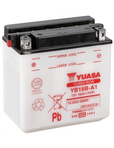 Batería Moto Yuasa YB16B-A1 - 12V - 16Ah