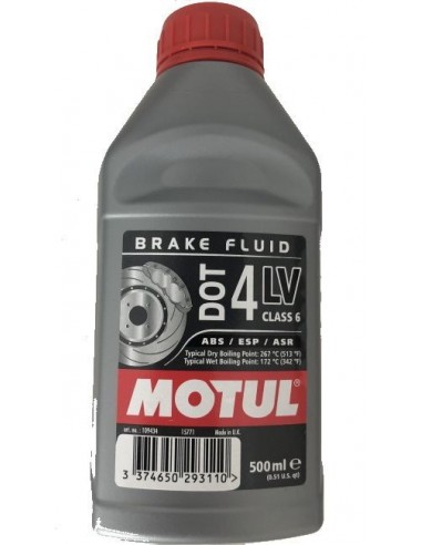 MOTUL DOT 4LV LIQUIDO FRENOS (0,5L) – Marvic Industries